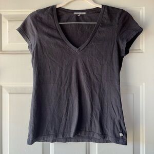 James Perse Standard black v-neck tee size 1